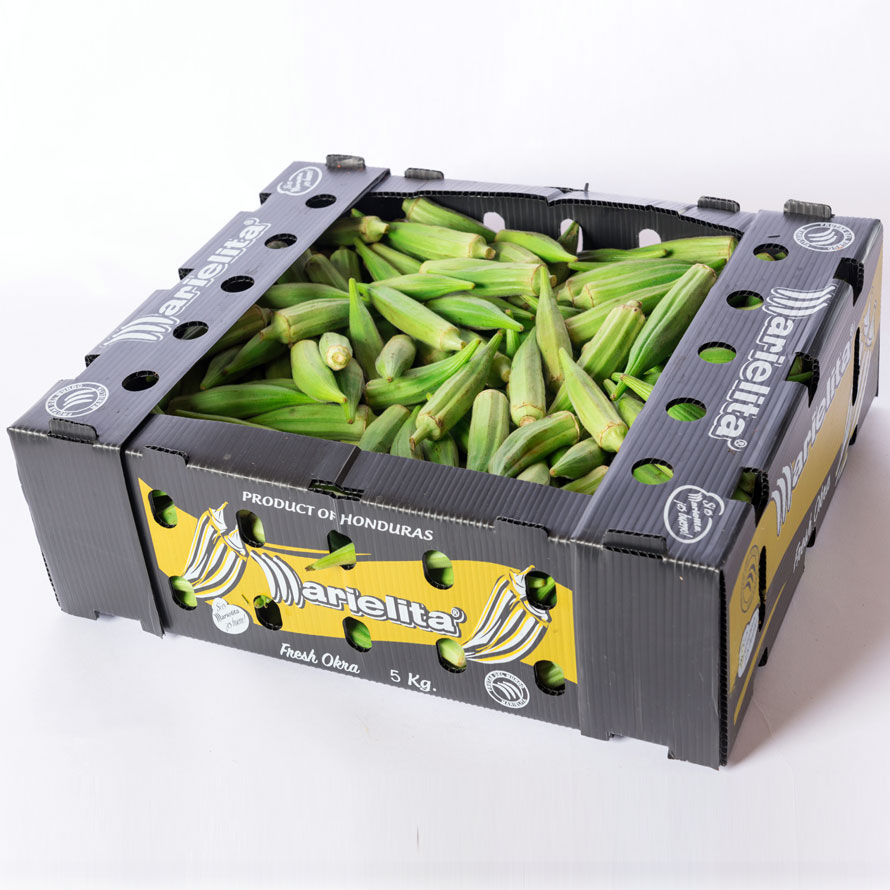 Box of Okro - Main - Looking for fresh, high-quality okro at the best price? With SplitBuy, you can enjoy wholesale savin